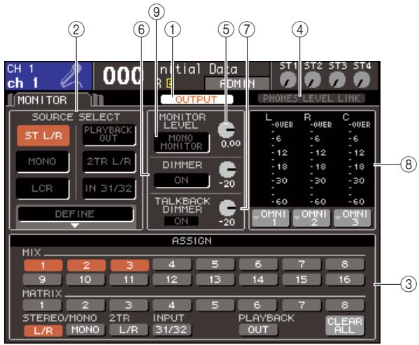 YAMAHA LS9-16/LS9-32 - Utilisation de la fonction de contrôle Monitor - 1