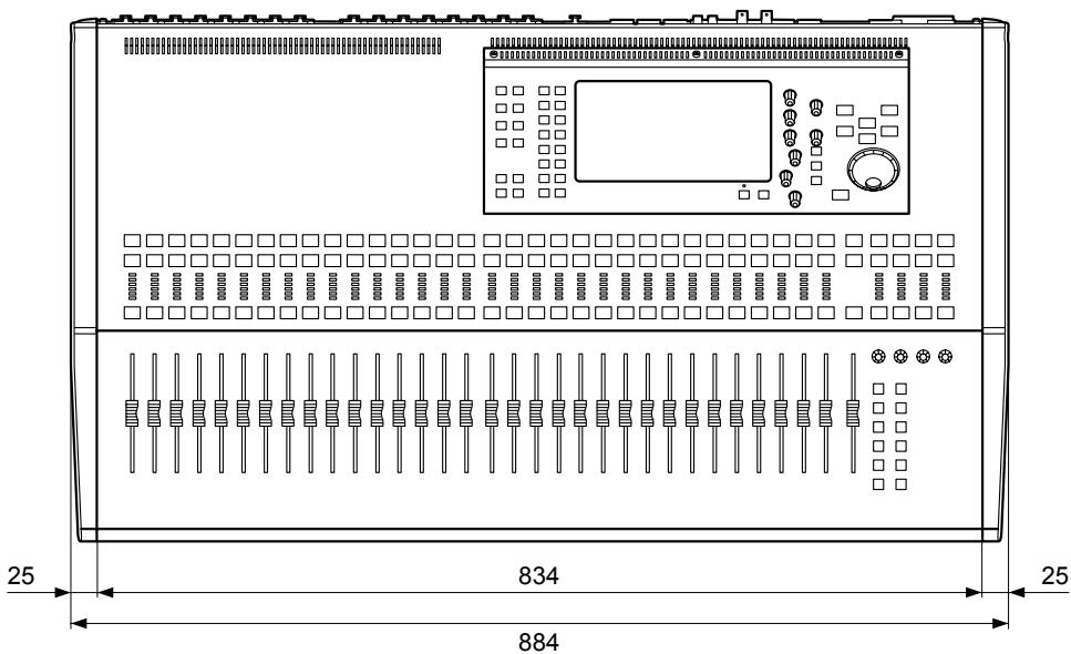 YAMAHA LS9-16/LS9-32 - Dimensions - 3