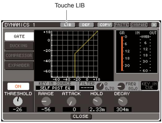 YAMAHA LS9-16/LS9-32 - Bibliothèque de dynamiques - 1