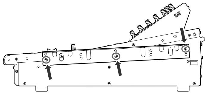 YAMAHA LS9-16/LS9-32 - Fixation du kit de montage en rack RK1 (vendu séparément) - 4