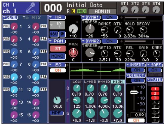 YAMAHA LS9-16/LS9-32 - A propos de la touche [HOME] - 2