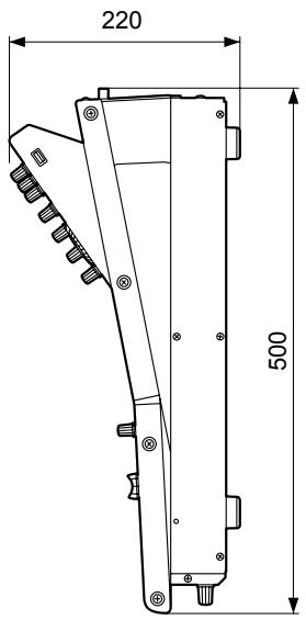 YAMAHA LS9-16/LS9-32 - Dimensions - 4