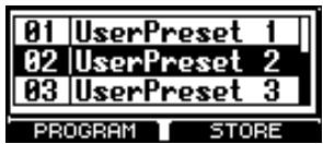YAMAHA MGP32X/MGP24X - Appeler le programme - 2