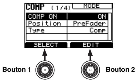 YAMAHA MGP32X/MGP24X - Spécification des réglages du compresseur - 1