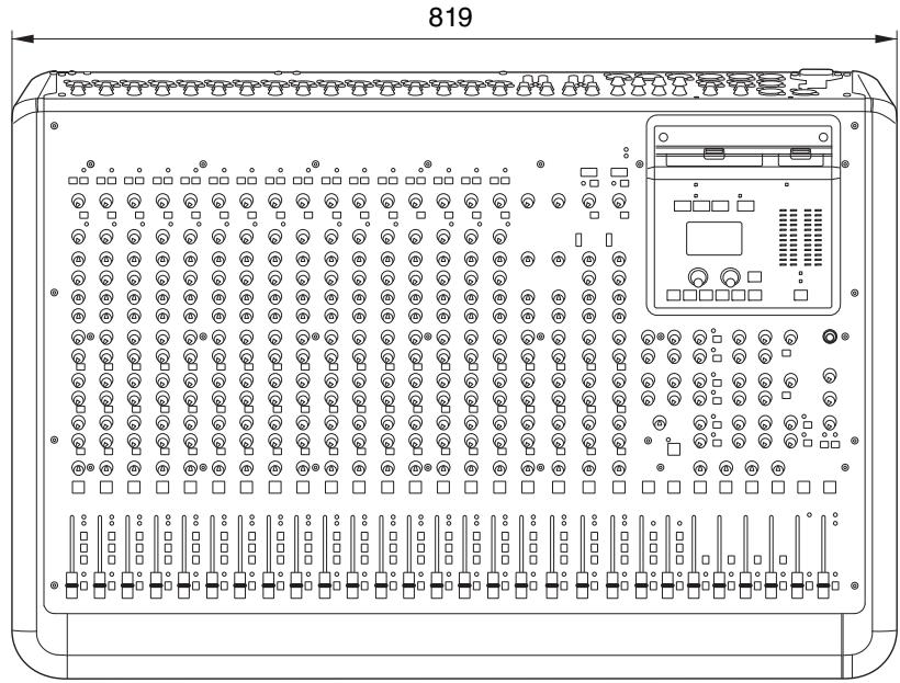 YAMAHA MGP32X/MGP24X - Dimensions - 3
