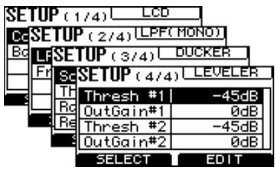 YAMAHA MGP32X/MGP24X - Passer d'une page à l'autre - 1