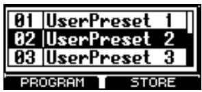 YAMAHA MGP32X/MGP24X - Enregistrer le programme - 2