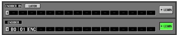 ENCODER ON LATCH LEARN ENCODER B0 01 ENC LEARN