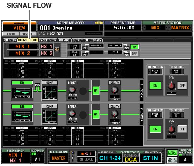 SIGNAL FLOW OUTPUT VIEW 001 Openings PRESENT TIME 5:07:00 METER SECTION MIX MATRIX BACK FORM FERENCE VIEW CH JOB OUTPUT CH LIBRARY CH VIEW SIGNAL FLOW FADER VIEW CH JOB OUTPUT CH LIBRARY MIX 1 MX 1 C POST EQ INS GEO/IN 4 GEO/OUT 4 INS ON INS-1 IN EQ INS-1 IN COMP INS-1 IN FADER INS-1 IN POS EQ INS FADER INS-1 IN PAN ON TO MATRIX POST IN TO STERED POST IN PAN C OFF Lew_R C C DCA IN/OUT 2 EQ INS COMP FADER IN/OUT 2 DELAY SRRPLE IN/OUT 2 EQ INS-1 IN COMP INS-1 IN FADER INS-1 IN PAN ON TO MATRIX POST IN TO STERED POST IN PAN C OFF Lew_R C C DCA IN/OUT 2 IN/OUT 2 SELECTED CH MACHINE IP #1 MIX SECTION MHX 9 INPUT CH FADER STATUS ST IN/FERTN DCA ST IN UTER DEF OF VY RUNN RUTTER A