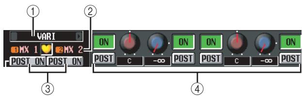 VARI MX 1 2 MX 2 POST ON POST ON ON POST C -∞ ON POST POST C -∞ ON POST POST ① ② ③ ④