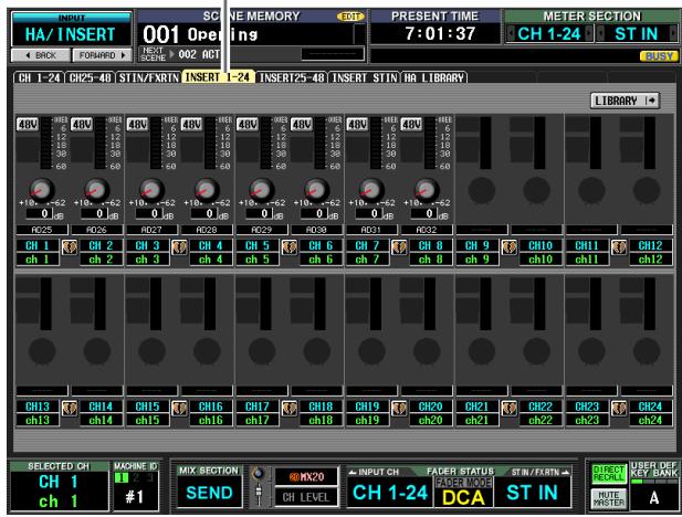 INPUT HA/ INSERT 001 0pe SC INS NE MEMORY INS PRESENT TIME 7:01:37 METER SECTION CH 1-24 ST IN BACK FORWARD CODE 002 AGT CH 1-24 CH25-40 STIN/FARNT INSERT 1-24 INSERT25-40 INSERT STIN HA LIBRARY LIBRARY 48V CH 6 48V CH 6 48V CH 6 48V CH 6 48V CH 6 48V CH 6 CH 1 CH 2 CH 3 CH 4 CH 5 CH 6 CH 7 CH 8 CH 9 CH10 CH11 CH12 CH1 CH 2 CH 3 CH 4 CH 5 CH 6 CH 7 CH 8 CH 9 CH10 CH11 CH12 CH13 CH14 CH15 CH16 CH17 CH18 CH19 CH20 CH21 CH22 CH23 CH24 CH13 CH14 CH15 CH16 CH17 CH18 CH19 CH20 CH21 CH22 CH23 CH24 SELECTED CH MACHINE ID MIX SECTION INPUT CH FADER STATUS STIN/FARNT CH 1 #1 SEND CH LEVEL DCA ST IN DIRECT RECORD UBER DEF KEY DARK INPUT INVEA A