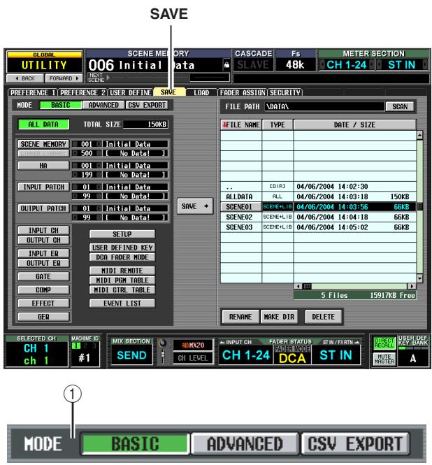 SAVE GLOBAL UTILITY 006 Initial SCENE MEMORY INITI SCENE PREFERENCE 1 / PREFERENCE 2 / USER DEFINE SAVE LOAD FADER ASSIGN SECURITY MODE BASIC ADVANCED CSV EXPORT ALL DATA TOTAL SIZE 150KB SCENE MEMORY 001 Initial Data MOUNTING KEY 500 [ No Data ] HA 001 Initial Data 199 [ No Data ] INPUT PATCH 01 Initial Data 99 [ No Data ] OUTPUT PATCH 01 Initial Data 99 [ No Data ] INPUT CH SETUP OUTPUT CH USER DEFINED KEY INPUT EQ DCA FADER MODE OUTPUT EQ MIDI REMOTE GATE MIDI PGM TABLE COMP MIDI CTRL TABLE EFFECT EVENT LIST GEQ SELECTED CH MACHINE ID CH 1 2 3 ch 1 #1 MIX SECTION SEND ROMX20 INPUT CH FADER STATUS STN/FORTN CH LEVEL CH 1-24 DCA ST IN METER SECTION WRITE MASTER A USER OFF KEY BANK A MODE BASIC ADVANCED CSV EXPORT