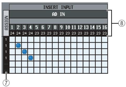 INSERT INPUT AD IN N 1 2 3 4 5 6 7 8 9 10 11 12 13 14 15 16 ASSIGN 1 24 24 24 24 23 23 23 23 23 23 23 23 23 23 23 ⑧ ⑦