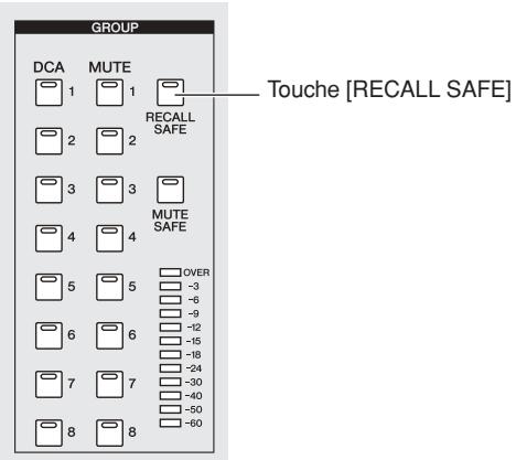 GROUP DCA MUTE 1 1 2 2 3 3 4 4 5 5 6 6 7 7 8 8 TOuche [RECALL SAFE] OVER -3 -6 -9 -12 -15 -18 -24 -30 -40 -50 -60