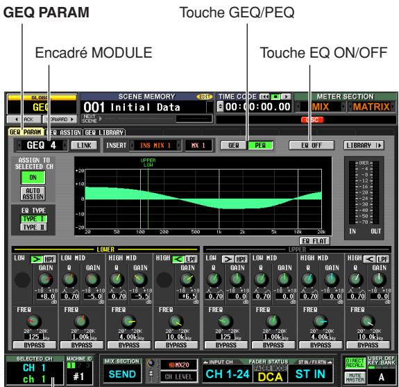 GEQ PARAM Encadré MODULE Touche GEQ/PEQ Touche EQ ON/OFF 001 Initial Data METER SECTION GEO SCENE MEMORY TIME CODE 00:00:00.00 BOX FRUFO FIRSE SCENE MIX MATRIX GEQ 4 LINK INSERT INS MIX 1 MX 1 DEB PER EQ OFF LIBRARY ASSIGN TO SELECTED CH ON AUTO ASSUN EQ TYPE TYPE I TYPE II UPPER LIPPER LOW > HPF GAIN -18.0 0.70 -16.0 0.70 -14.0 0.70 -12.0 0.70 -10.0 0.70 -8.0 0.70 -6.0 0.70 -4.0 0.70 -2.0 0.70 -1.0 0.70 -0.5 0.70 -0.2 0.70 -0.1 0.70 -0.05 0.70 -0.02 0.70 -0.01 0.70 -0.005 0.70 -0.002 0.70 -0.001 0.70 -0.0005 0.70 -0.0002 0.70 -0.0001 0.70 -0.00005 0.70 -0.00002 0.70 -0.00001 0.70 -0.000005 0.70 -0.000002 0.70 -0.000001 0.70 -0.0000005 0.70 -0.0000002 0.70 -0.0000001 0.70 -0.000009 125 Hz BYPASS BYPASS BYPASS BYPASS BYPASS BYPASS BYPASS BYPASS BYPASS BYPASS BYPASS BYPASS BYPASS BYPASS BYPASS BYPASS BYPASS BYPASS BYPASS BYPASS BYPASS BYPASS BYPASS BYPASS BYPASS BYPRESS BYPRESS BYPRESS BYPRESS BYPRESS BYPRESS BYPRESS BYPRESS BYPRESS BYPRESS BYPRESS BYPRESS BYPRESS BYPRESS BYPRESS BYPRESS BYPRESS BYPRESS BYPRESS BYPRESS BYPRESS BYPRESS BYPRESS BYPRESS BYPRESS BYPRSSS BYPRSSS BYPRSSS BYPRSSS BYPRSSS BYPRSSS BYPRSSS BYPRSSS BYPRSSS BYPRSSS BYPRSSS BYPRSSS BYPRSSS BYPRSSS BYPRSSS BYPRSSS BYPRSSS BYPRSSS BYPRSSS BYPRSSS BYPRSS S: CH 1 -24 DCA ST IN