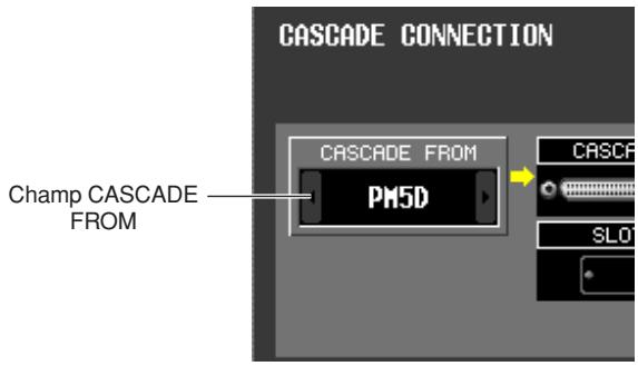 CASCADE CONNECTION CHAMP CASCADE FROM CASCADE FROM PM5D CASCAF SLO