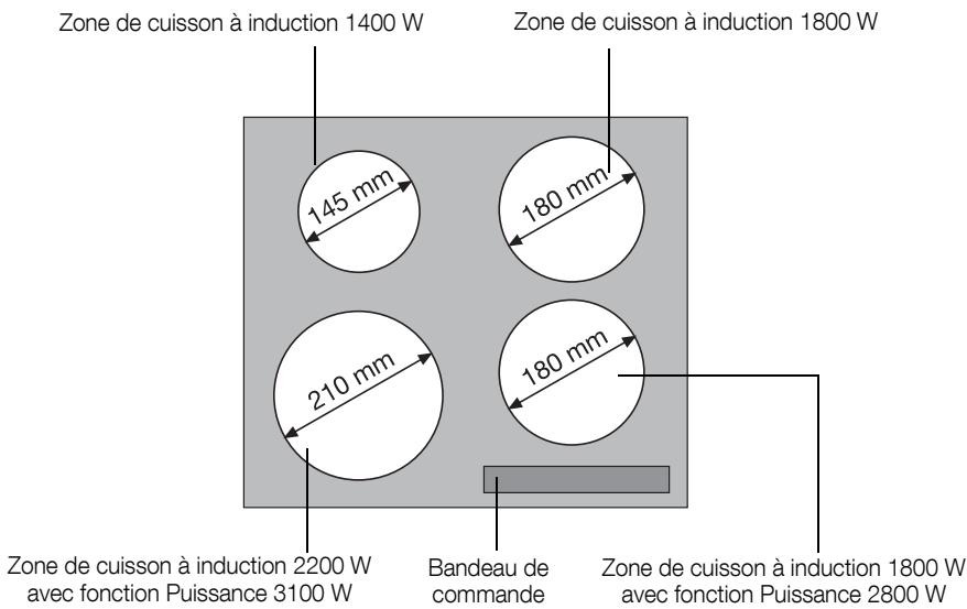 ARTHUR MARTIN AHD60021I - Equipement du plan de cuisson - 1