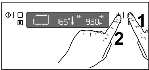 ARTHUR MARTIN AOC66314K - L'alarme sonore s'eteint automatiquement après approximativement deux minutes. Pour remettre le four a zéro, appuyez sur la commande ①. - 1