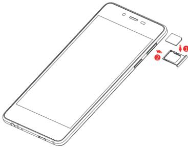WIKO HIGHWAY PURE - \~ Einlegen der SIM-Karten - 1