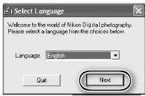NIKON COOLSCAN 9000ED - Insert the Nikon Scan CD into the CD-ROM drive - 1