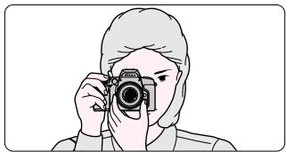 NIKON F60 - Tenez l'appareil correctement. - 1