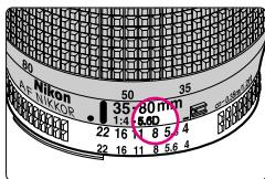 Nikon 35 780 mm 1:4 5.60 22 16 11 8 5.4 22 16 11 8 5.6 4