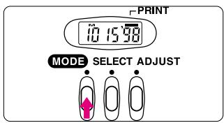 PRINT 10 15 98 MODE SELECT ADJUST