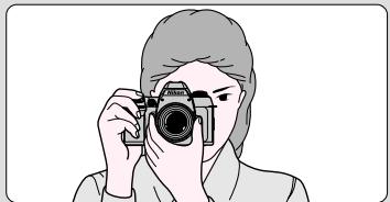 NIKON F80 - Tenir l'appareil et faire la mise au point - 1