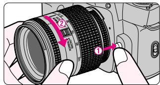 NIKON F80 - Dissociation de l'objectif - 1