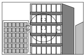 NIKON F80 - Scènes avec des sujets situés à différentes distances à l'intérieur de la même zone de mise au point - 1