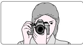 NIKON F80 - Tenez l'appareil correctement. - 1