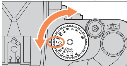 NIKON FM3A - Réglez le sélecteur de vitesse sur une autre position que “a - 1