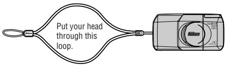 Put your head through this loop.