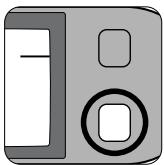 NIKON LITE TOUCH ZOOM 130ED-QD - Lighting/blinking of the green LED - 1