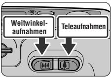 Weitwinkel- aufnahmen Teleaufnahmen