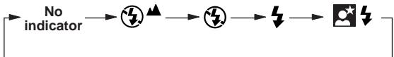 NIKON LITE TOUCH ZOOM 130ED-QD - Selecting flash mode. - 3