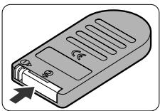 NIKON LITE TOUCH ZOOM 130ED-QD - Replacing the remote control battery - 3