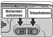 Weitwinkel- aufnahmen Teleaufnahmen