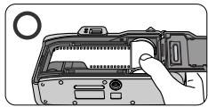 NIKON LITE TOUCH ZOOM 70WS-QD - 3.Pull the film leader out to the red index mark. - 2