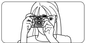 NIKON LITE TOUCH ZOOM 70WS-QD - Hold the camera firmly. - 1