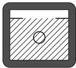 NIKON LITE TOUCH ZOOM 70WS-QD - Composez l'image à l'intérieur des repères de correction de parallaxe. - 1