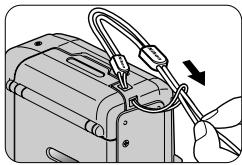 NIKON LITE TOUCH ZOOM 70WS-QD - Anbringen der Trageschlaufe - 1