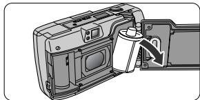 NIKON LITE TOUCH ZOOM 70WS-QD - Open the camera back and remove the film. - 1