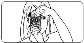 NIKON LITE TOUCH ZOOM 70WS-QD - Hold the camera firmly. - 2