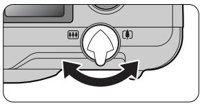 NIKON LITE TOUCH ZOOM 70WS-QD - Appuyez sur le bouton de zoom pour composer l'image. - 1