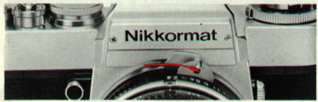 NIKON NIKKORMAT EL - Échelle des couplages objectif-posemètre - 2