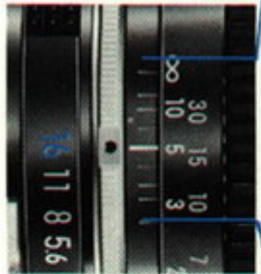 NIKON NIKKORMAT EL - Échelle de profondeur de champ - 7