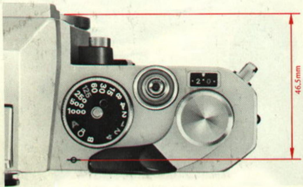 NIKON NIKKORMAT EL - Affichage de la sensibilité du film - 1
