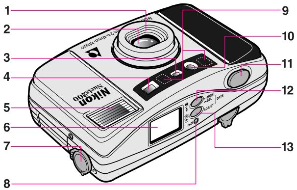 NIKON NUVIS 200 - Teilebezeichnungen - 1