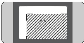 NIKON ONE TOUCH ZOOM 90-QD - Compose the picture within the parallax compensation marks. - 1